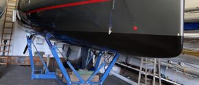 Antifoulingfolie auf Pogo