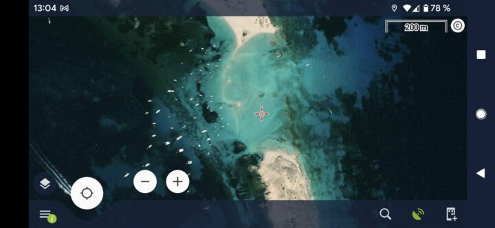 Locus Map Screenshot Formentera